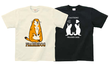 プレーリードッグTシャツ